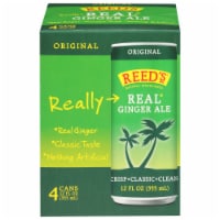 Reed's Original Real Ginger Ale Soda Bottles
