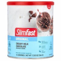 Slimfast Powder Milk Chocolate 3 12.83 OZ. Perspective: Main