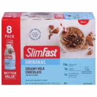 SlimFast Original Creamy Milk Chocolate Meal Replacement Shakes Perspective: Main