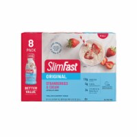 SlimFast® Original Strawberries & Cream Ready To Drink Meal Replacement Shakes