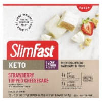 SlimFast® Keto Fat Bomb™ Mini Strawberry Cheesecake Bars