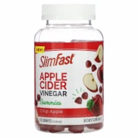 SlimFast Apple Cider Vinegar Gummies, Dietary Supplement with 500mg Organic Apple Cider