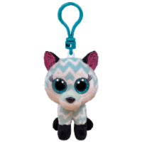 Ty Inc Atlas the Fox Chevron Clip Plush Perspective: Main