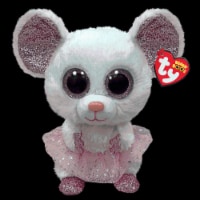 Ty Inc Regular Ballerina Nina Mouse Plush - White