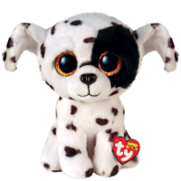 TY Inc Luther Spotted Red Dog