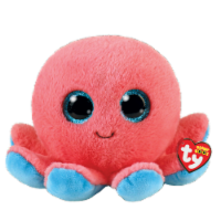 Ty Inc Sheldon the Octopus Coral Plush Stuffed Animal