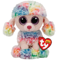 Ty Inc. RAINBOW Poodle - Multicolor