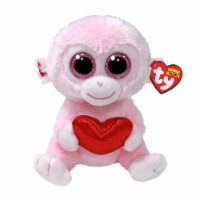 Ty Beenie Boo Gigi The Pink Valentine Monkey Perspective: Main