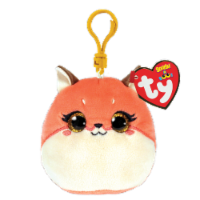 Ty Inc Squish a Boo's Fox Clip - Roxie