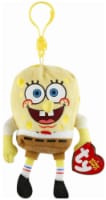 Ty Beanie Babies Nickelodeon SpongeBob SquarePants Plush Clip-On - Yellow Perspective: Main