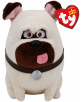 Ty Beanie Babies Mel Plush Dog - White/Brown Perspective: Main
