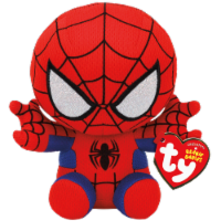 TY Beanie Babies Marvel Original Spiderman - Red/Blue Perspective: Main