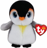 Ty Beanie Babies Pongo Plush Penguin - White/Black/Gray Perspective: Main