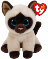 Ty Beanie Babies Jaden Plush Siamese Cat - Tan/Brown Perspective: Main