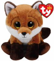 Ty Beanie Babies Fay Plush Fox - Brown/White Perspective: Main