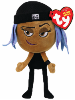 Ty Beanie Babies Jailbreak Plush Emoji - Black/Brown/Blue Perspective: Main