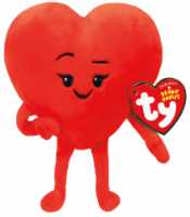 Ty Beanie Babies Heart Plush Emoji - Red Perspective: Main