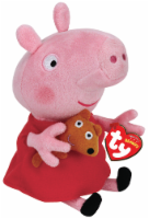Ty Beanies Peppa Pig Plush - Pink/Red Perspective: Main