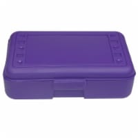Romanoff Products 8 1/2  x 5 1/2  x 2 1/2  Pencil Box Purple ROM60206