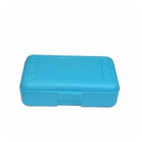 Romanoff Products 8 1/2  x 5 1/2  x 2 1/2  Pencil Box Turquoise ROM60208