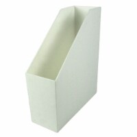 Romanoff Products Romanoff Plastic Magazine File 9.5  x 3.5  x 11.5  White (ROM77701)