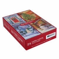 Image Arts Home for the Holidays Boxed Christmas Cards Assortment 24 Count Perspective: Main