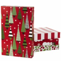 Hallmark  Designed Shirt and Gift Boxes Assorted Colors Perspective: Main