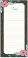 C.R. Gibson Floral Magnetic List Pad Perspective: Main