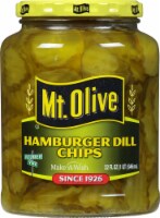 Mt Olive Hamburger Dill Pickle Chips