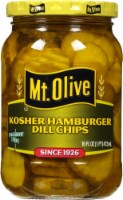 Mt. Olive Kosher Hamburger Dill Pickle Chips Perspective: Main