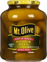 Mt Olive Hot N Spicy Kosher Dills Pickles Perspective: Main