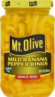 Mt Olive Mild Banana Pepper Rings Perspective: Main