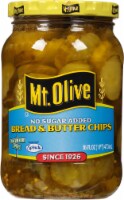Mt. Olive No Sugar Added Bread & Butter Pickle Chips Perspective: Main