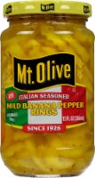 Mt. Olive Italian Seasoned Mild Banana Pepper Rings