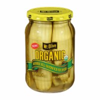 Mt Olive Pickle Co Kosher Dill Sandwich Stuffers - Case of 6 - 16 oz.