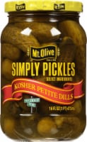 Mt Olive Simply Pickles Kosher Petite Dills Pickles Perspective: Main