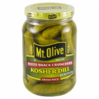 Mt. Olive Petite Snack Crunches Kosher Dill Pickles Perspective: Main
