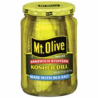 Mt. Olive Sandwich Stuffers Kosher Dill Spears with Sea Salt