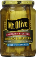 Mt. Olive Old-Fashioned Sweet Bread & Butter Sandwich Stuffers Pickles