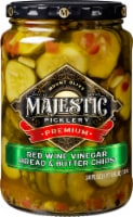 Majestic Picklery Premium Red Wine Vinegar Bread & Butter Chips Perspective: Main