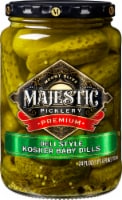 Majestic Picklery Premium Deli Style Kosher Baby Dills Perspective: Main