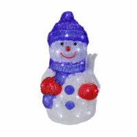Northlight 15 Lighted Commercial Grade Acrylic Snowman Christmas Display Decoration