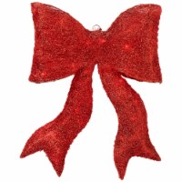 Northlight 24 Sparkling Red Lighted Bow Christmas Outdoor Decoration