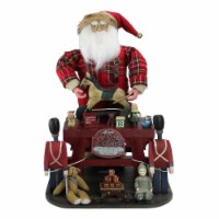 Northlight 21 Santa Claus the Toy Maker with Work Station Christmas Figurine