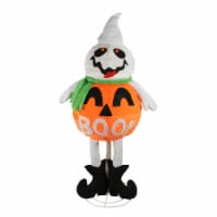 Northlight 39 Spooky Town LED Lighted Standing Jack O' Lantern Ghost Outdoor Halloween Decor