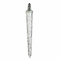 HUB 7  White Dripping LED Icicle Christmas Light Bulb