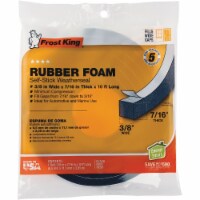 Do it Best 10 Ft. Self-Stick Foam Rubber Weatherstrip Tape R738HDB