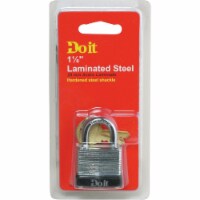 Do it Laminated Steel 1-1/8  Pin Tumbler Padlock 1807DDIB