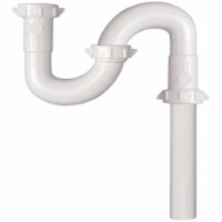 Do it 1-1/4 In. x 1-1/4 In. White Plastic S-Trap 443824