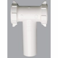 Do it 1-1/2 In. Plastic Slip Joint Center Outlet Tee and Tailpiece 494895